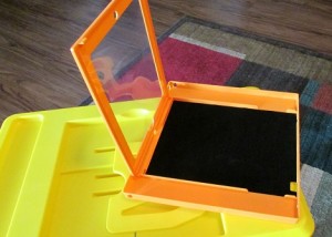 Kids Activity Table for iPad by CTA Digital open tray