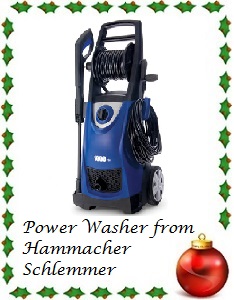 2013 Holiday Gift Guide Power Washer from Hammacher Schlemmer