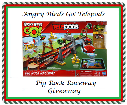 Angry Birds Go! Telepods Pig Rock Raceway Giveaway