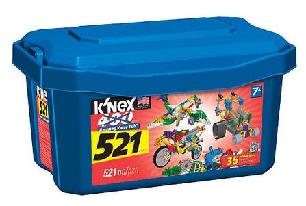 2013 Holiday Gift Guide ~ K'NEX Value Tub - 521-Piece