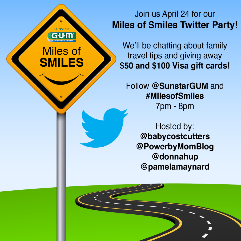 RSVP #MilesofSmiles Twitter Party ~ April 24th 7pm EST! 