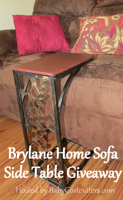 Brylane Home Sofa Side Table Giveaway