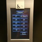 elevator keypad