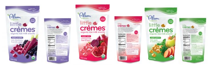 Recall Alert: Plum Organics Little Crèmes Organic Rice Milk Snacks