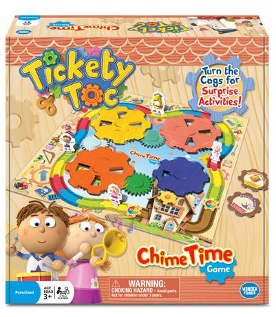 Nick Jr. Tickety Toc Chime Time Board Game by Wonder Forge
