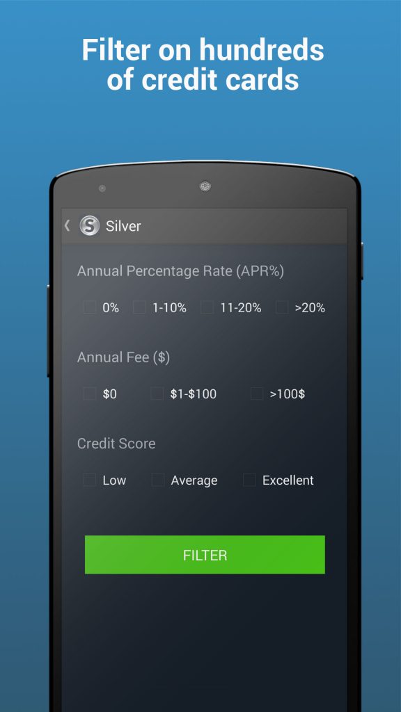 Silver ~ New App to Help You Find the Best Credit Card