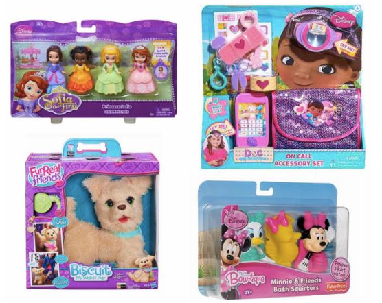 Save BIG on Disney Princess, Doc McStuffins, Dora & More!