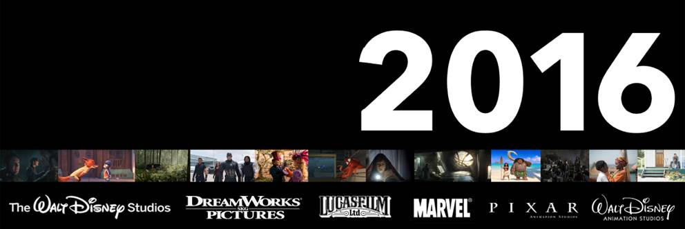 Walt Disney Studios Motion Pictures 2016 Release Schedule
